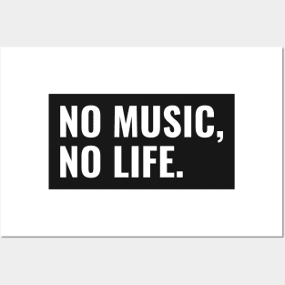 No music, no life. Posters and Art